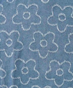 花柄ジャガード織デニムプルオーバー-8