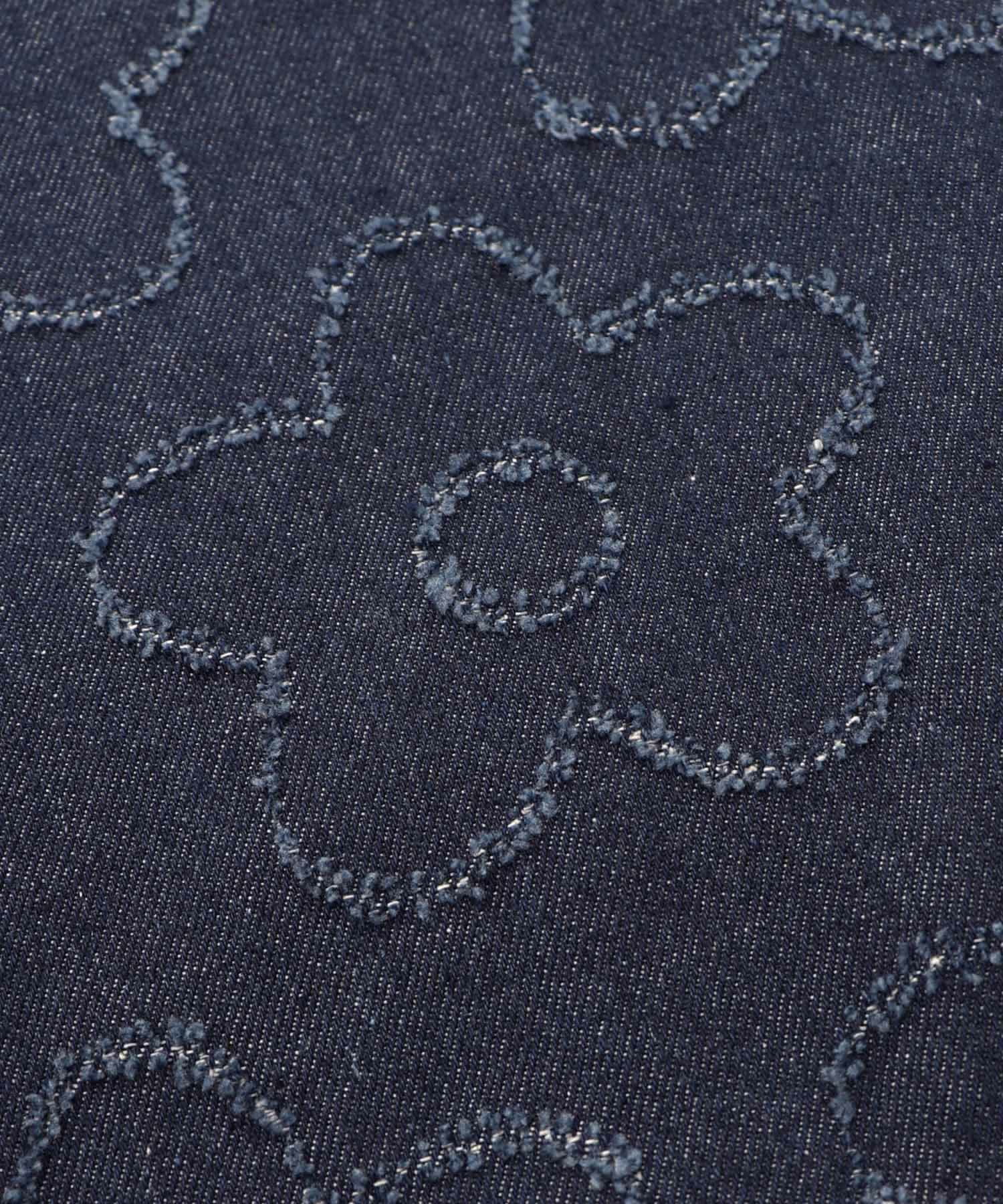 花柄ジャガード織デニムプルオーバー-14