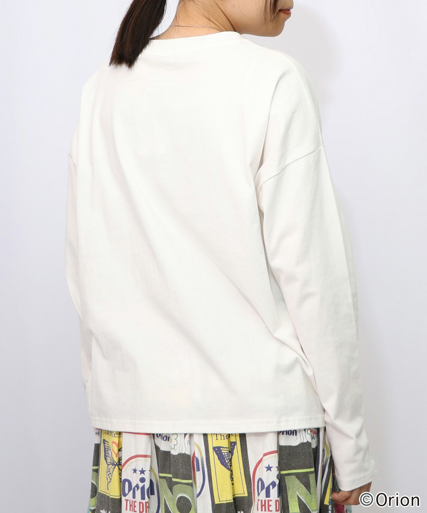 orion×ScoLar　アニマルカーニバル柄Tシャツ-16