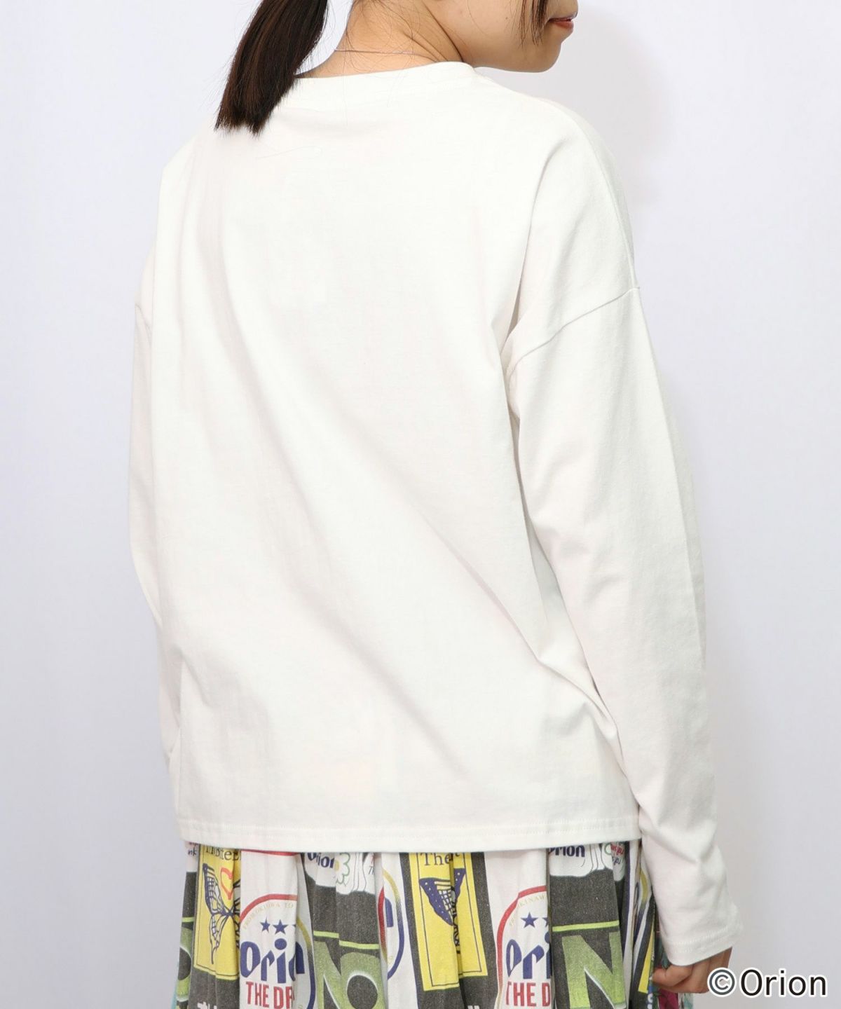 orion×ScoLar　アニマルカーニバル柄Tシャツ-16