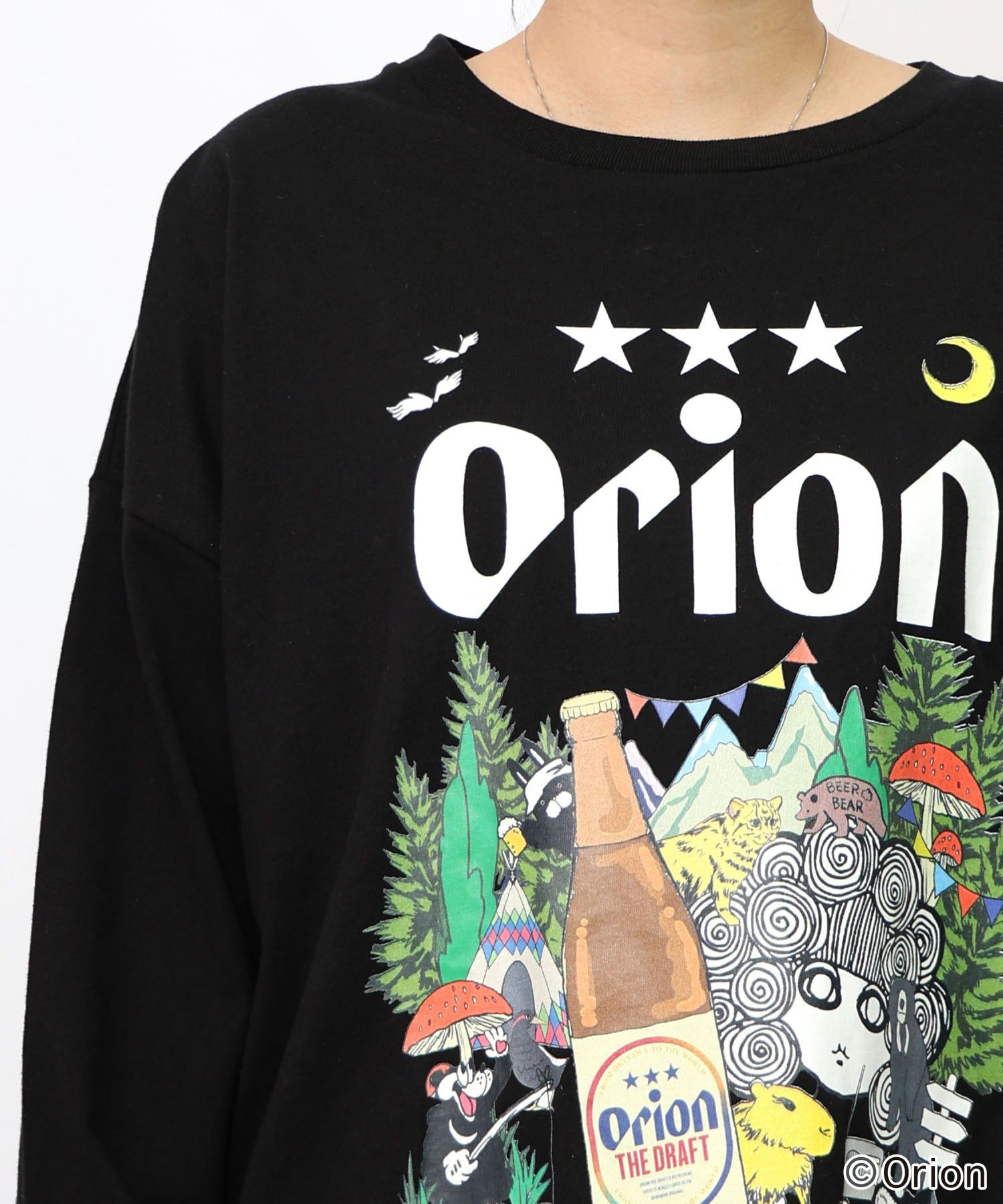 orion×ScoLar　アニマルカーニバル柄Tシャツ-23