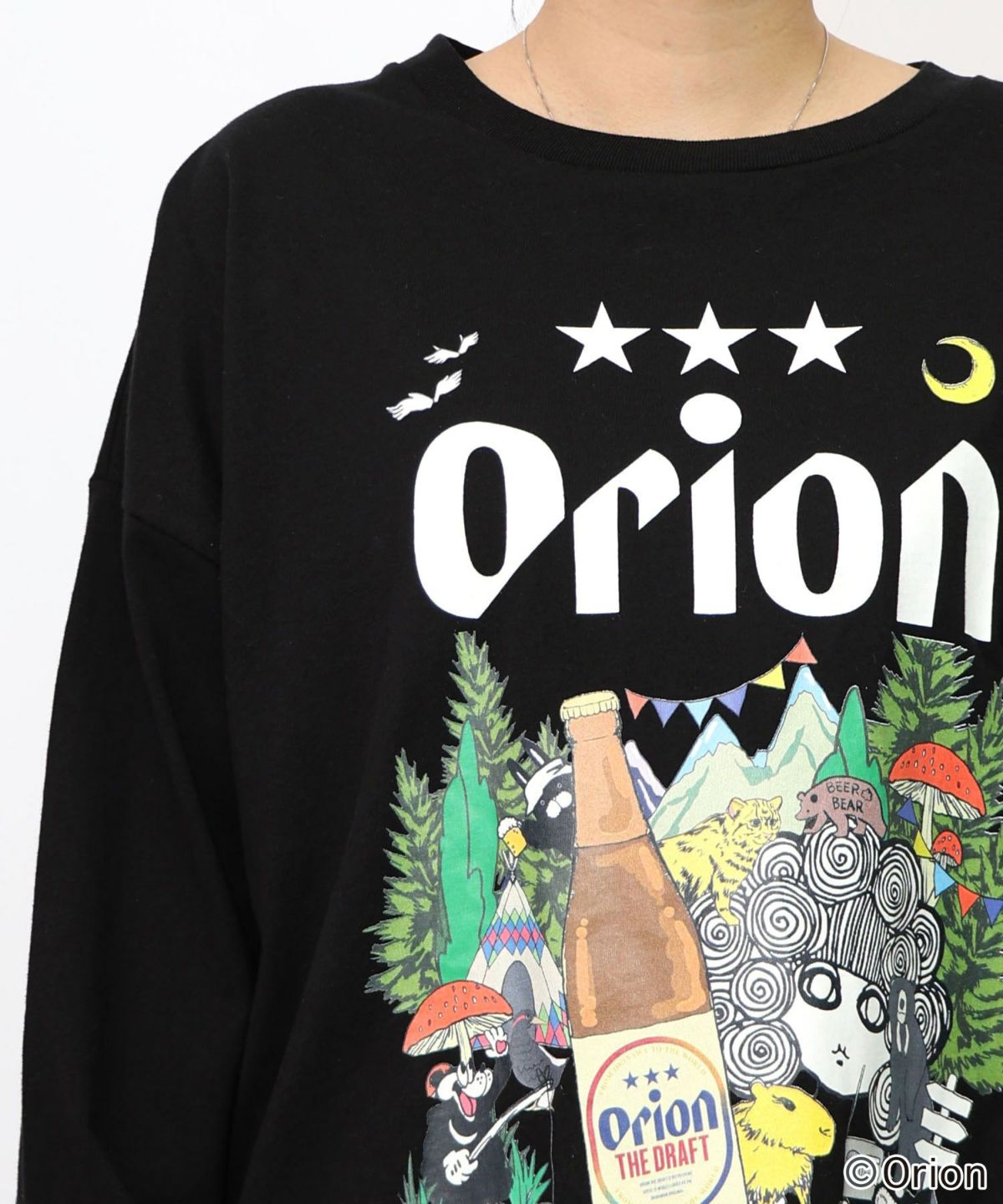 orion×ScoLar　アニマルカーニバル柄Tシャツ-23