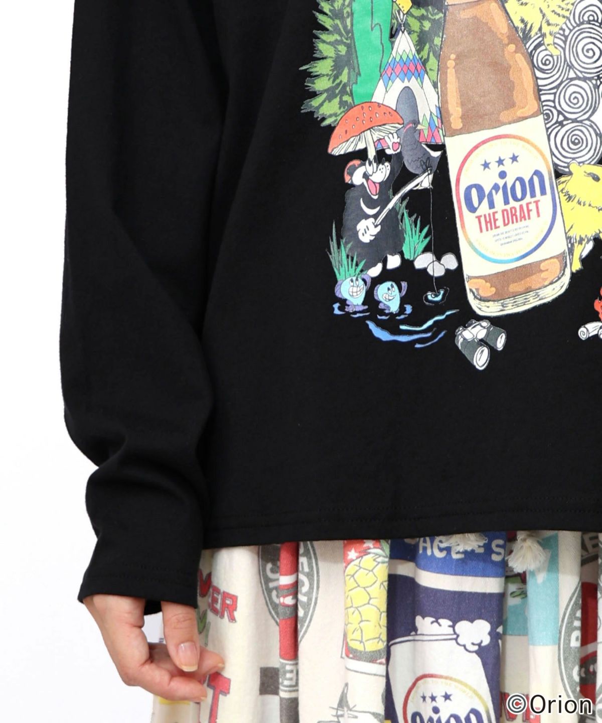 orion×ScoLar　アニマルカーニバル柄Tシャツ-24