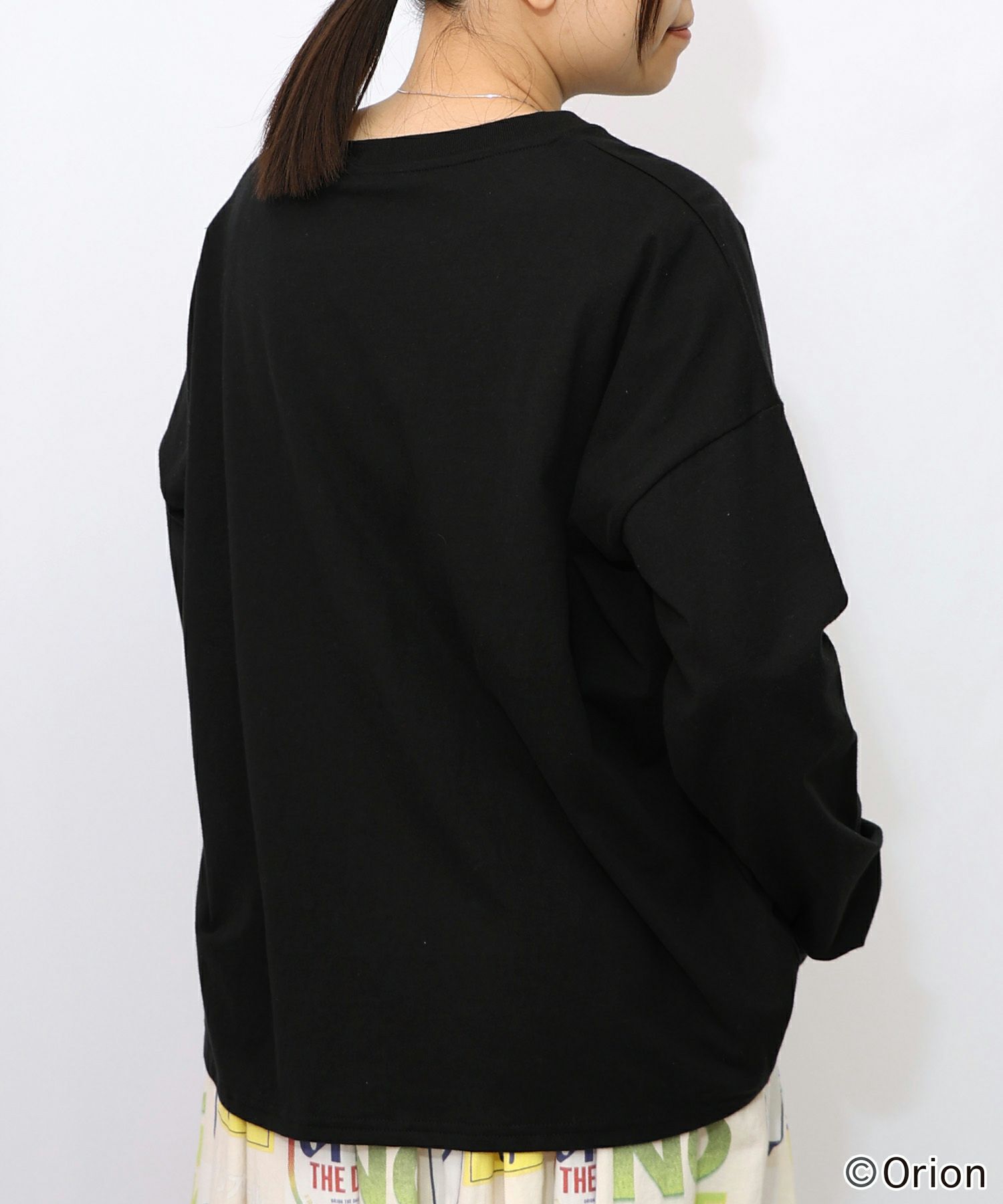 orion×ScoLar　ネコの買い出し日和柄Tシャツ-21