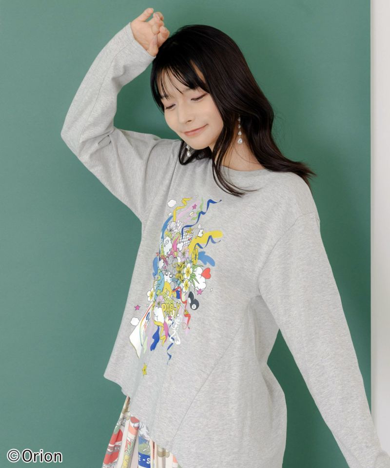 orion×ScoLar　ポップパーティー柄Tシャツ-9