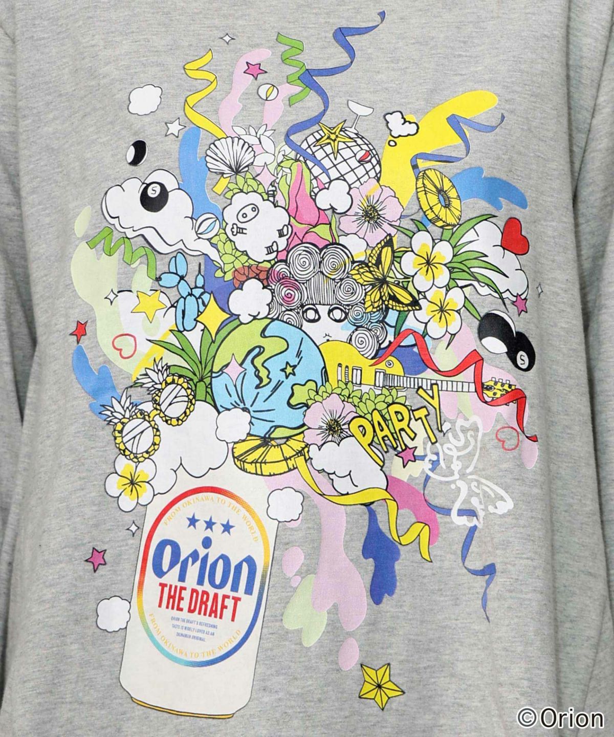 orion×ScoLar　ポップパーティー柄Tシャツ-17