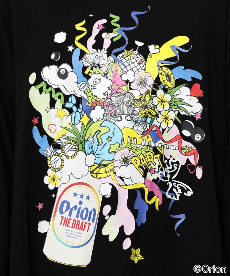 orion×ScoLar　ポップパーティー柄Tシャツ-21