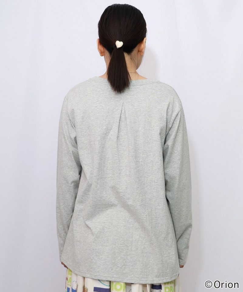 orion×ScoLar　ロックンロール女の子柄Tシャツ-19