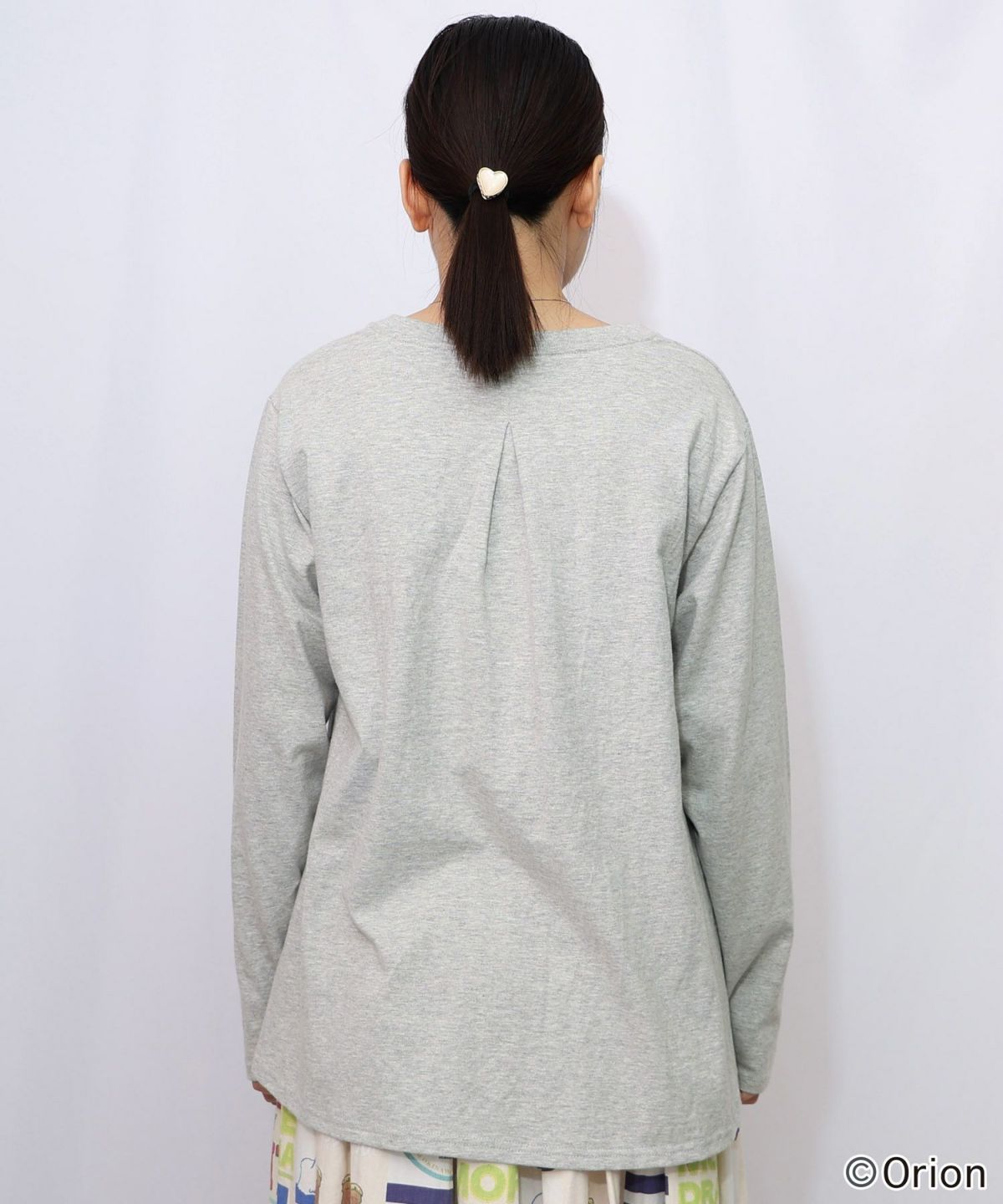 orion×ScoLar　ロックンロール女の子柄Tシャツ-19