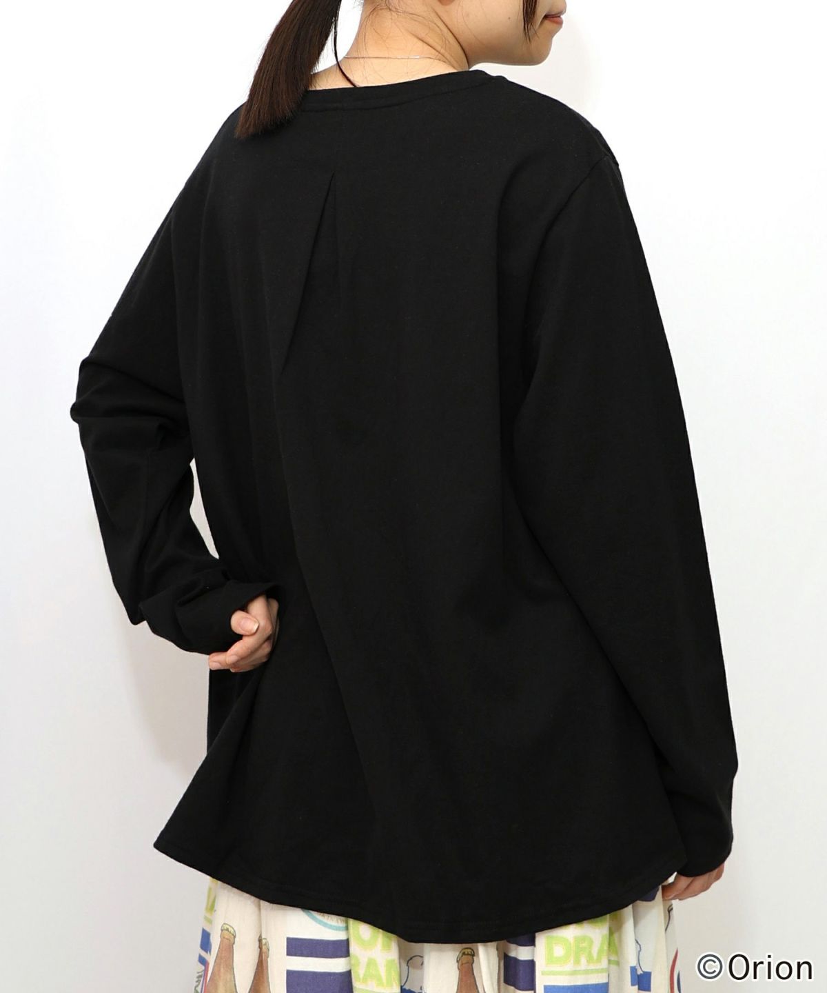 orion×ScoLar　ロックンロール女の子柄Tシャツ-23