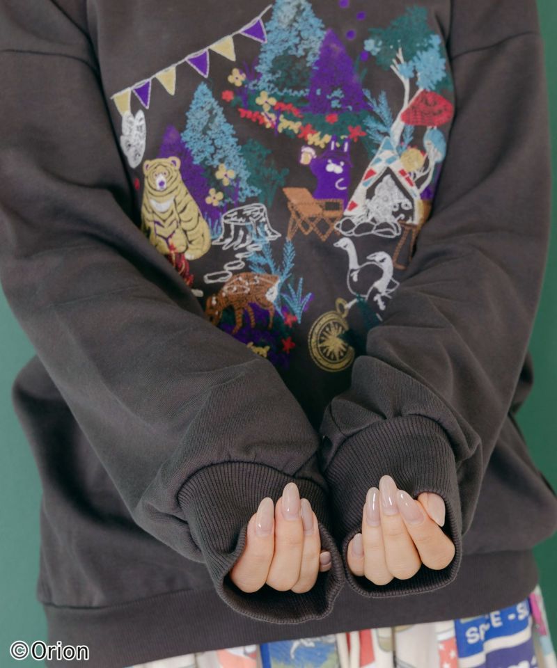 orion×ScoLar　アニマルキャンプ刺繍PO-6