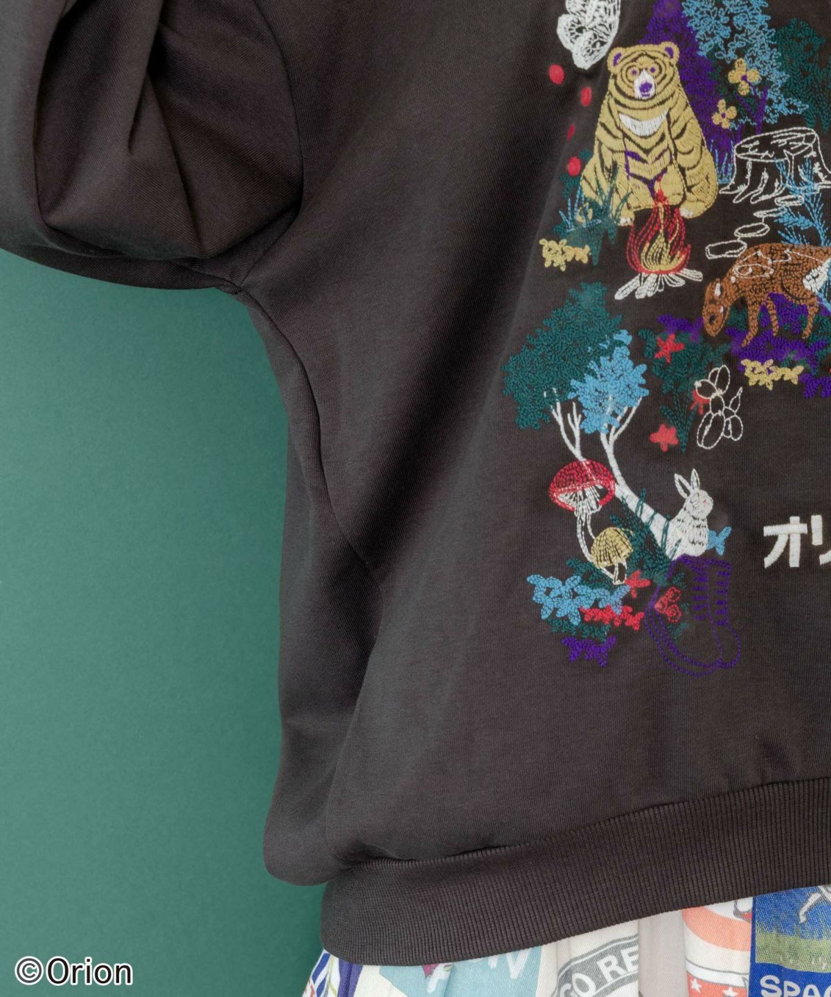 orion×ScoLar　アニマルキャンプ刺繍PO-7