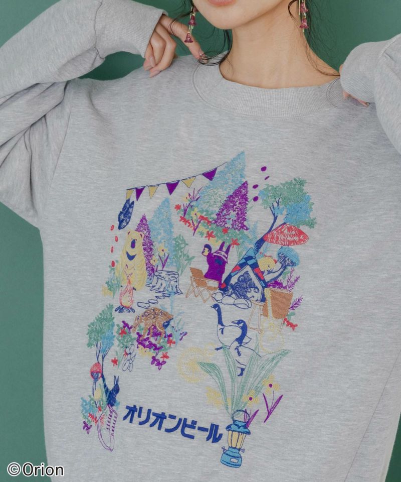 orion×ScoLar　アニマルキャンプ刺繍PO-13