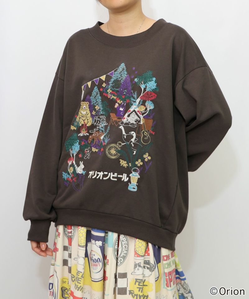 orion×ScoLar　アニマルキャンプ刺繍PO-14