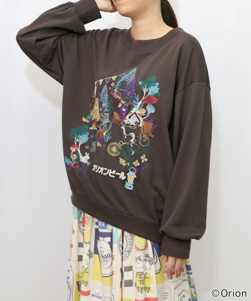 orion×ScoLar　アニマルキャンプ刺繍PO-15