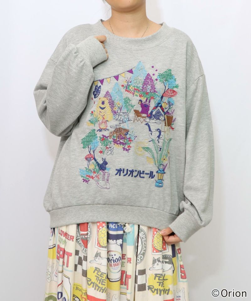 orion×ScoLar　アニマルキャンプ刺繍PO-18