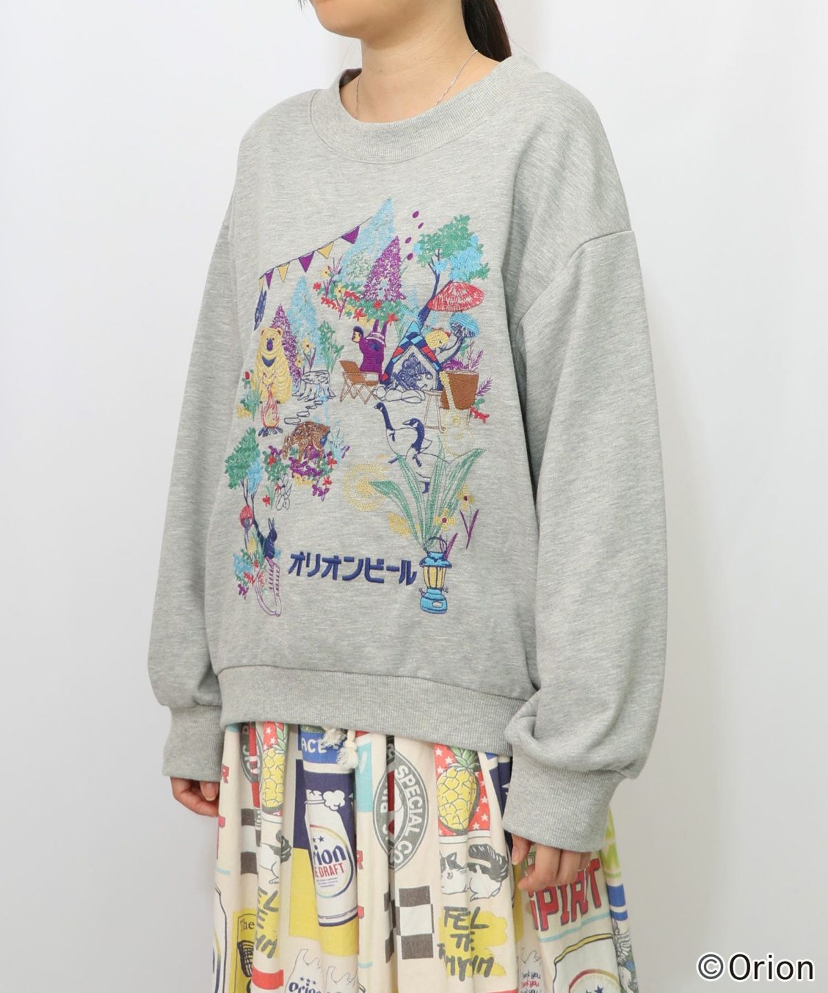 orion×ScoLar　アニマルキャンプ刺繍PO-19