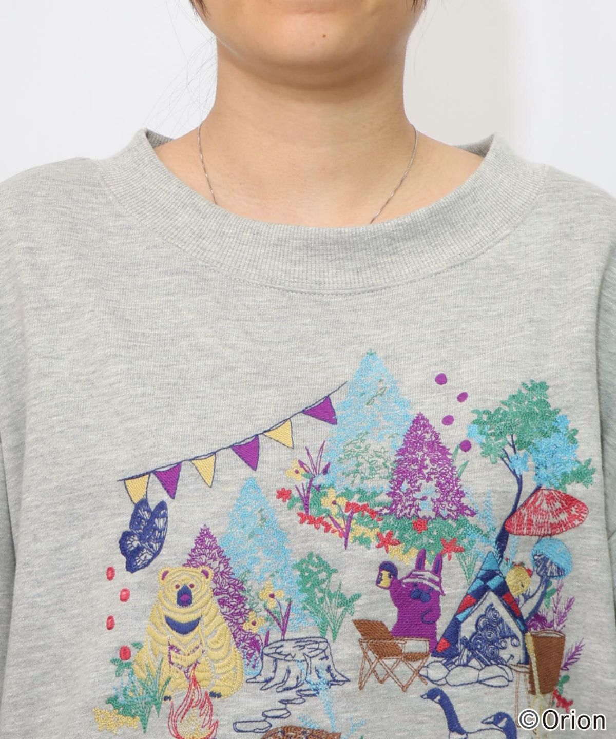 orion×ScoLar　アニマルキャンプ刺繍PO-22