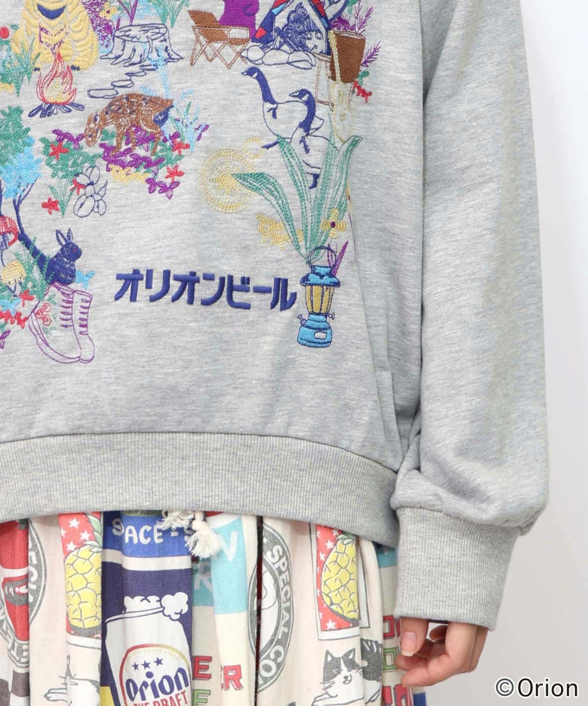 orion×ScoLar　アニマルキャンプ刺繍PO-24