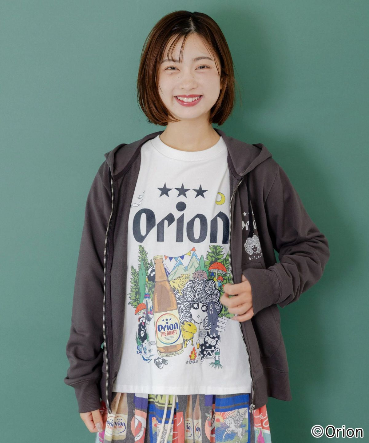 orion×ScoLar　アニマルカーニバル柄PK-2