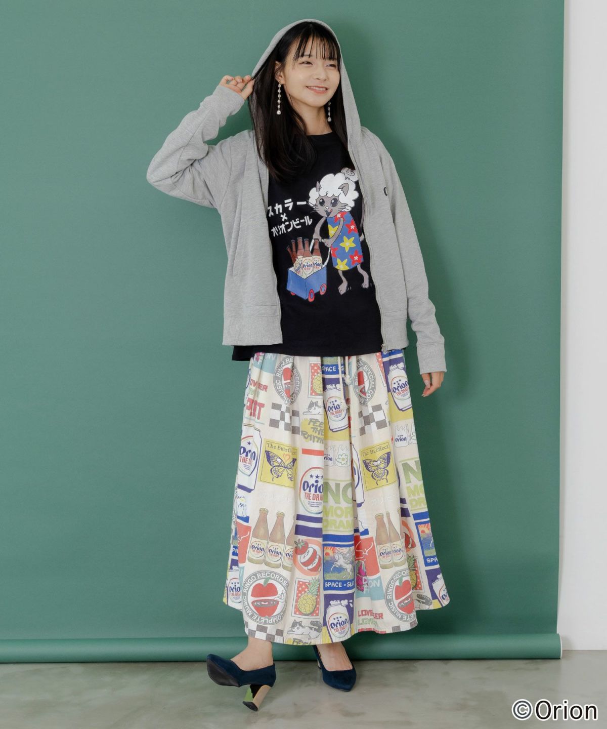 orion×ScoLar　アニマルカーニバル柄PK-13