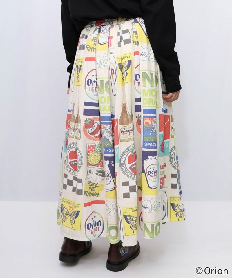orion×ScoLar　コラージュ柄スカート-21