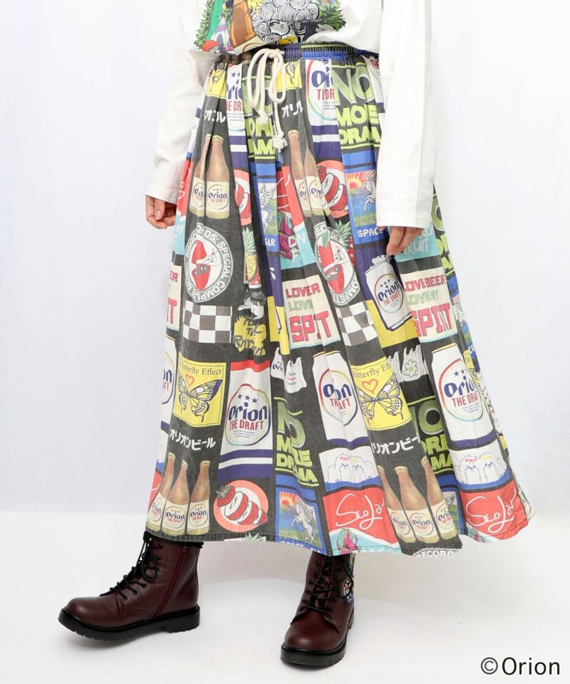 orion×ScoLar　コラージュ柄スカート-24