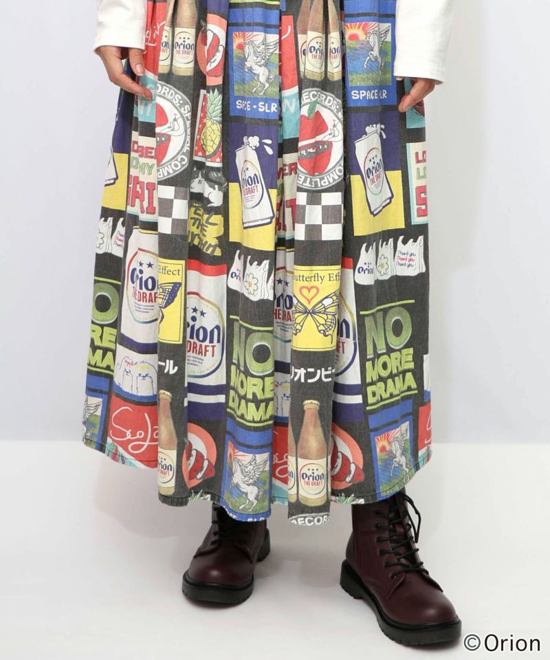 orion×ScoLar　コラージュ柄スカート-27