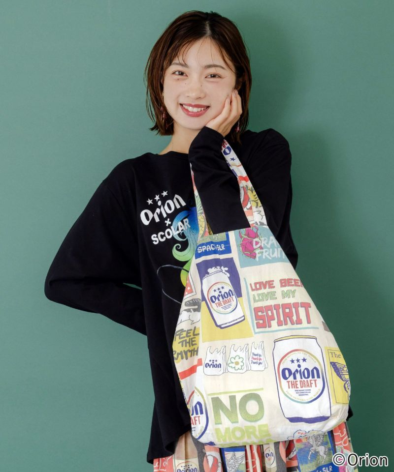 コラージュ柄トートバッグ-7