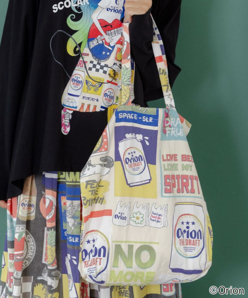 コラージュ柄トートバッグ-8