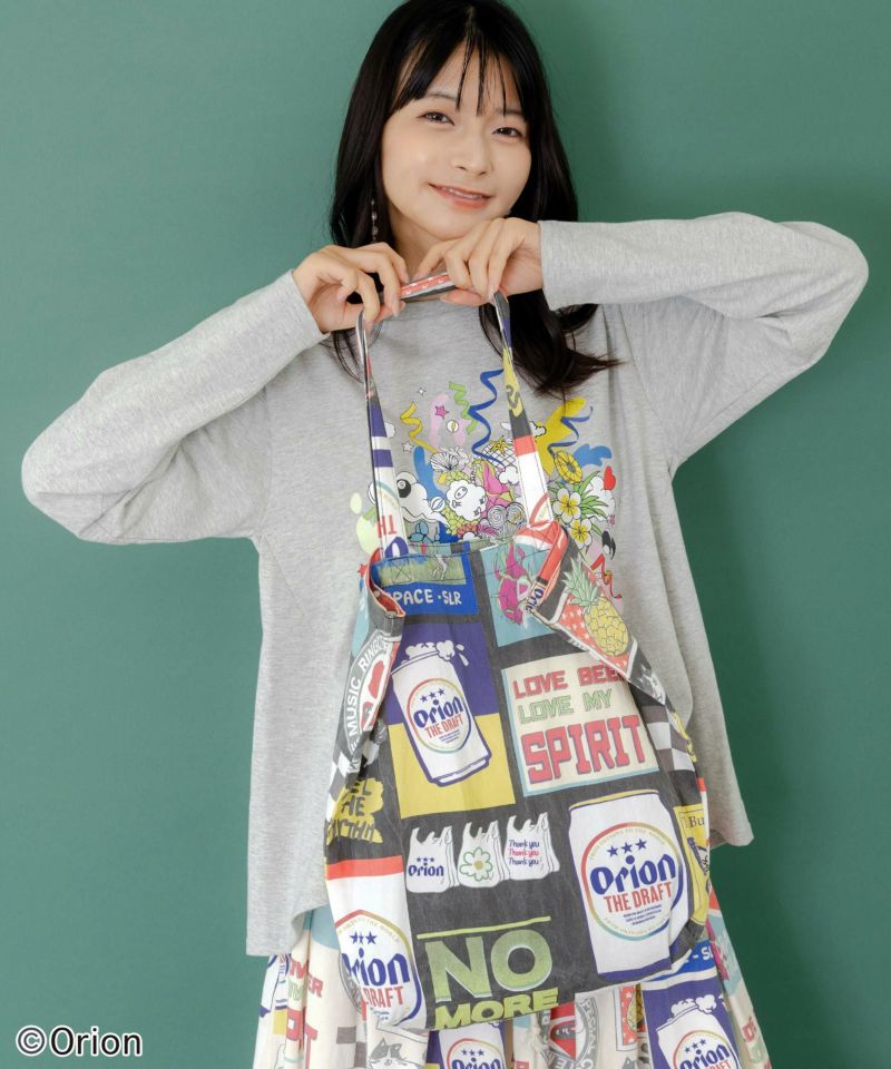 コラージュ柄トートバッグ-12