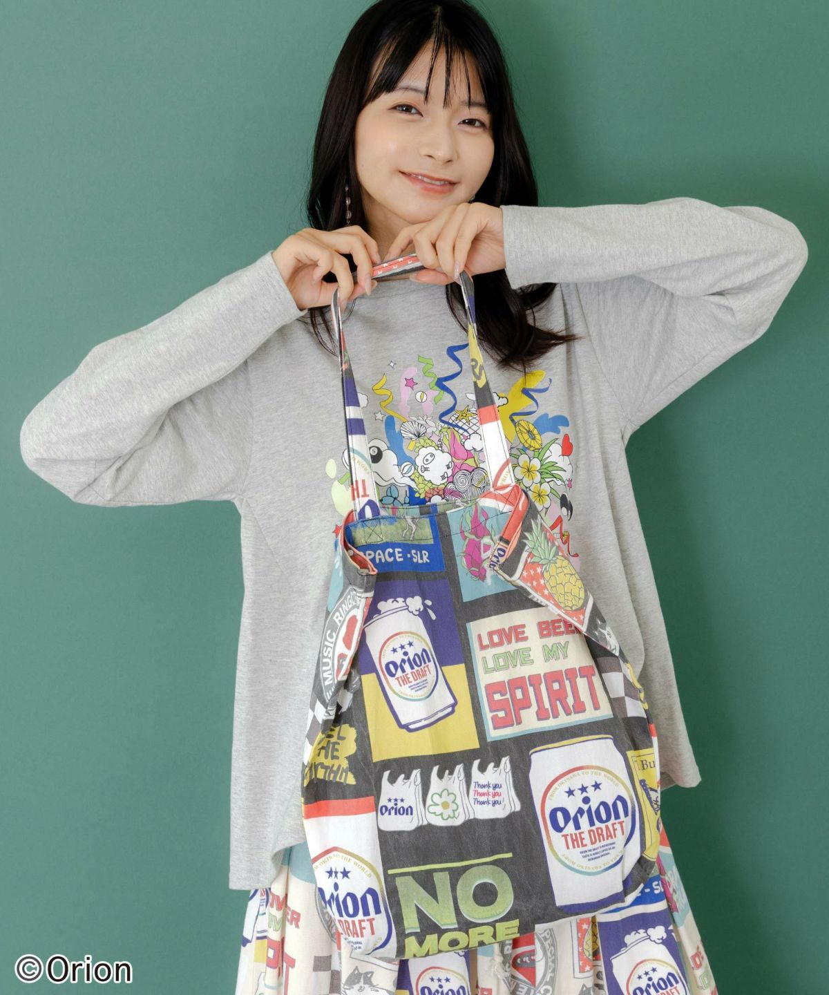 コラージュ柄トートバッグ-12