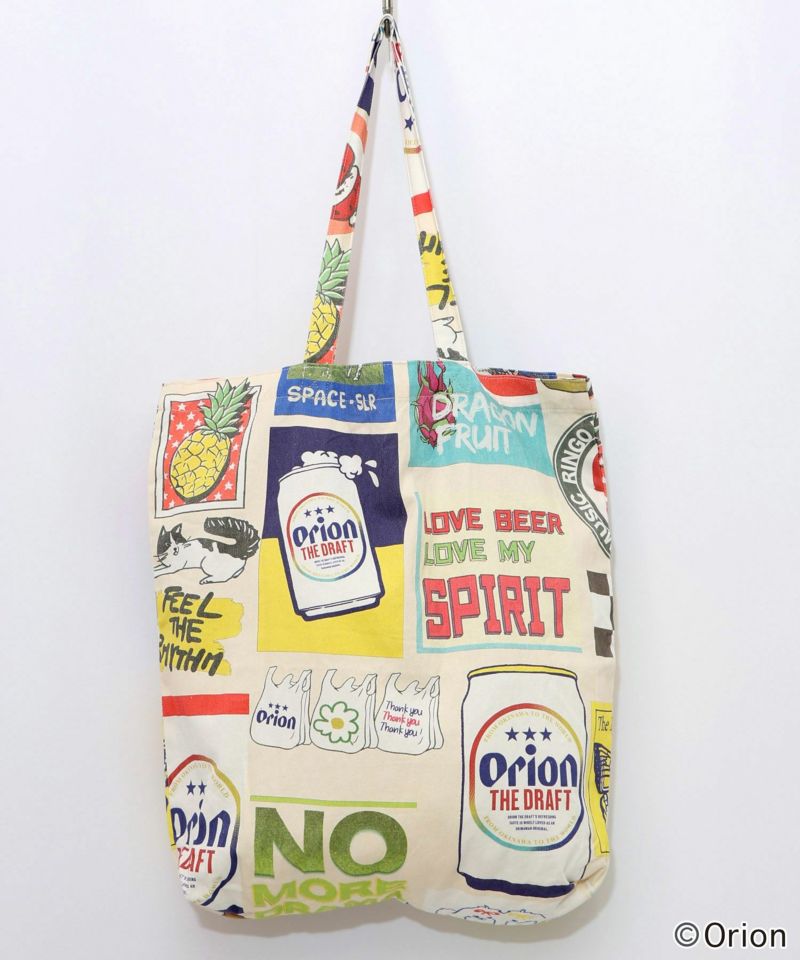 コラージュ柄トートバッグ-13