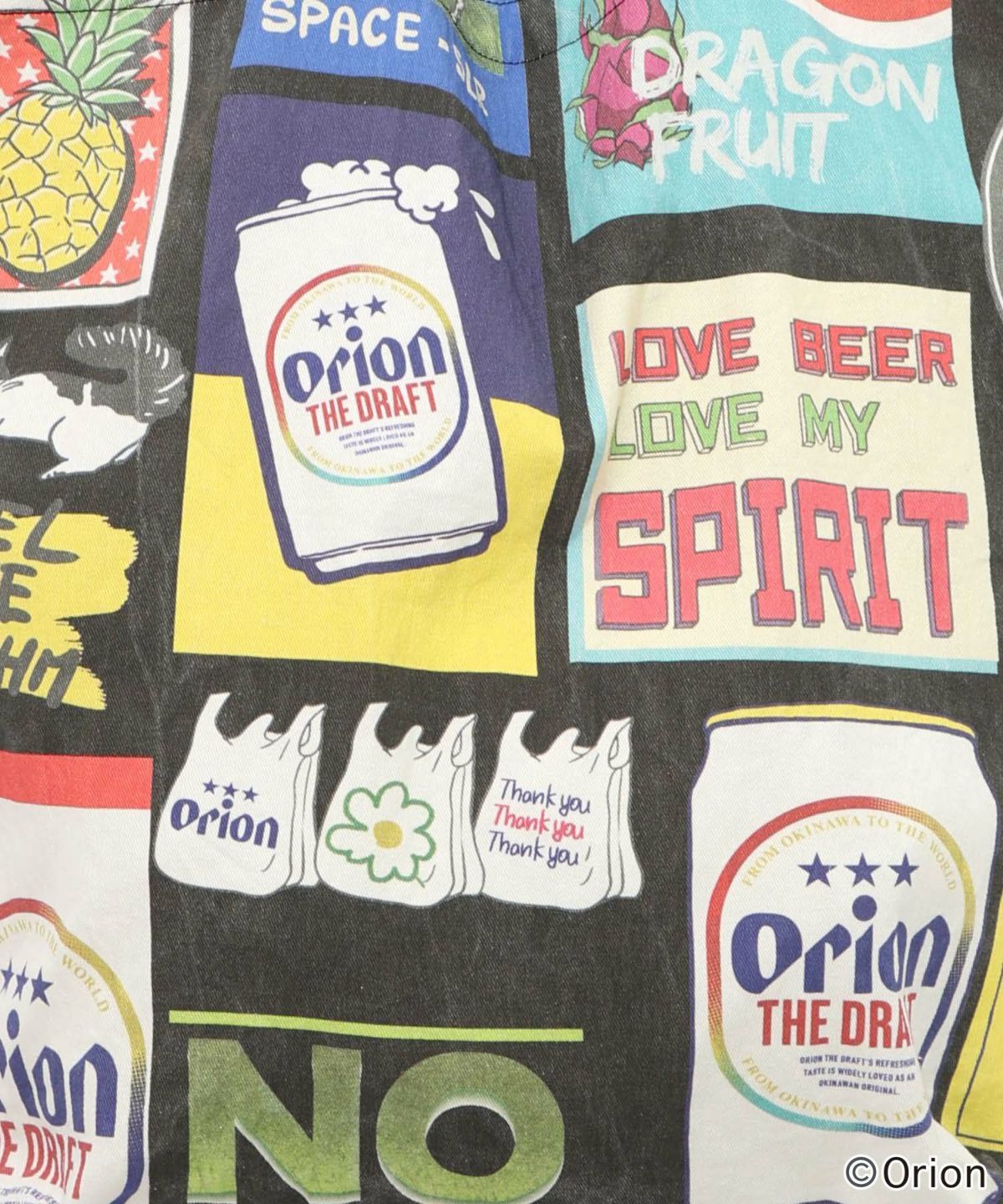 コラージュ柄トートバッグ-16