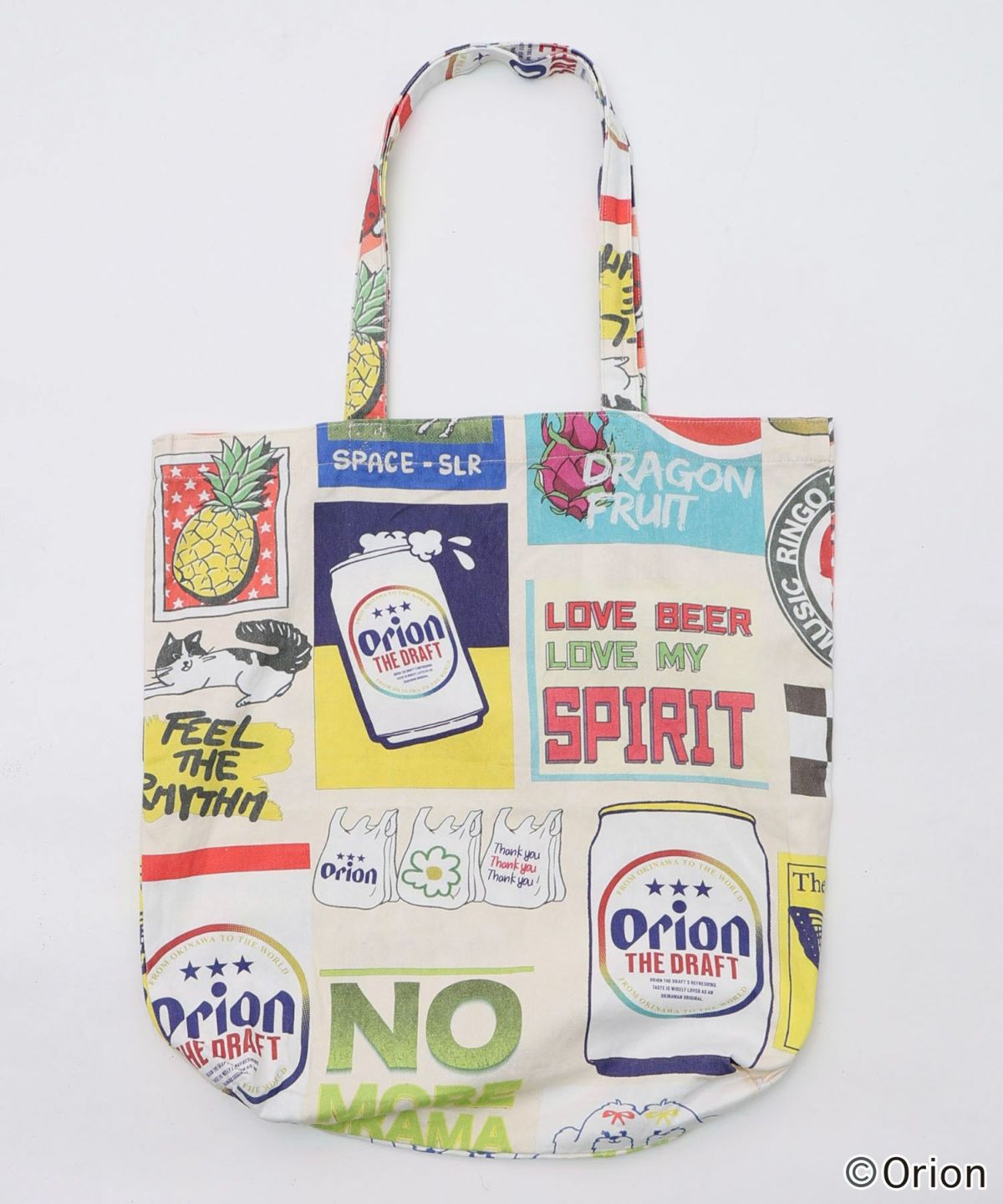 コラージュ柄トートバッグ-17