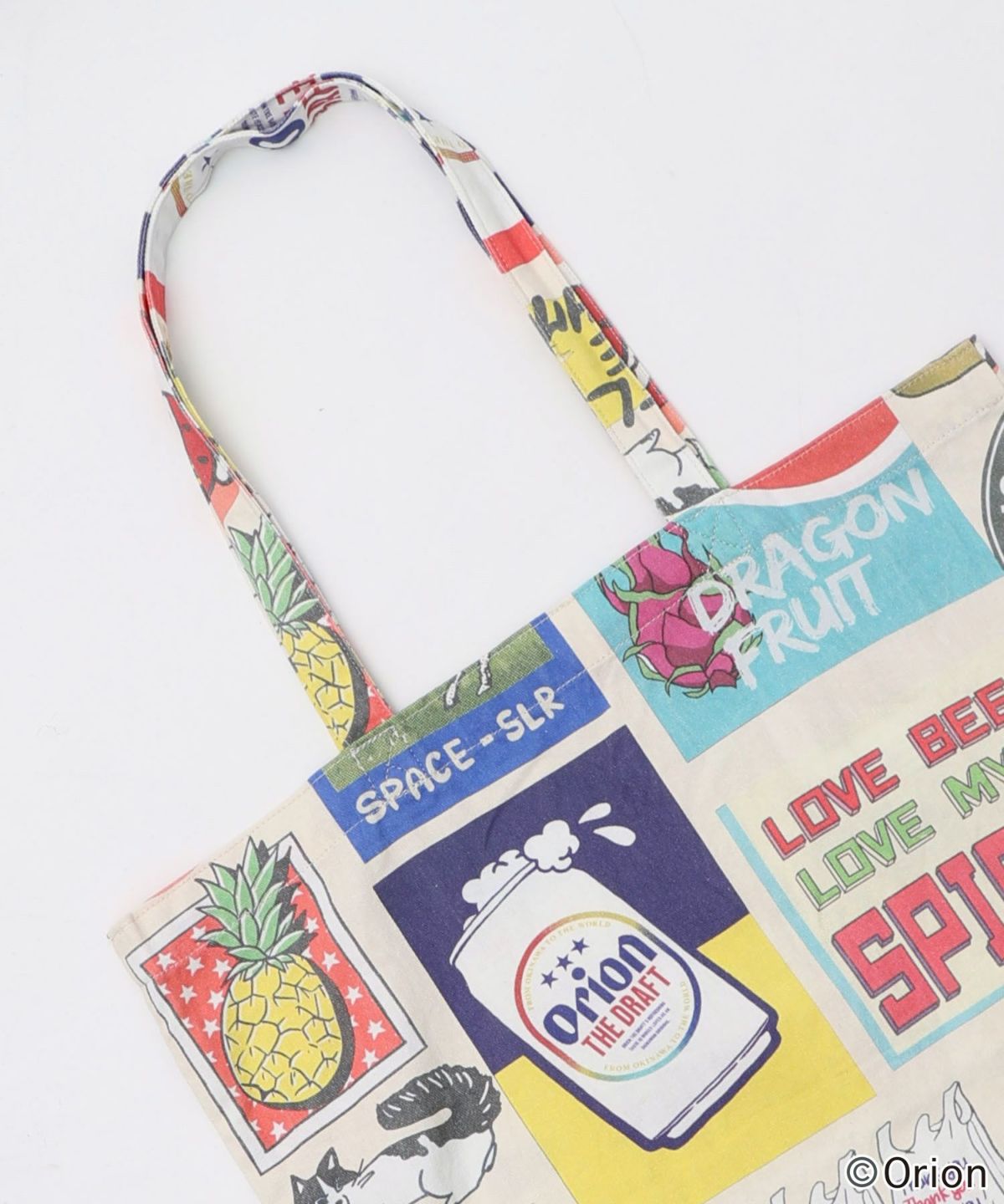 コラージュ柄トートバッグ-18