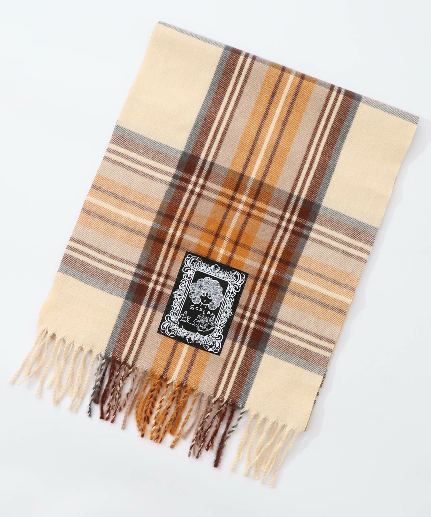 もちふわスカ子チェックマフラー-7