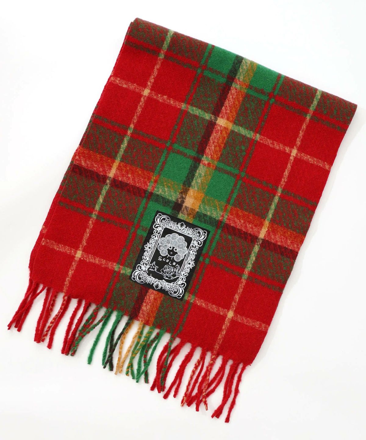 もちふわスカ子チェックマフラー-9