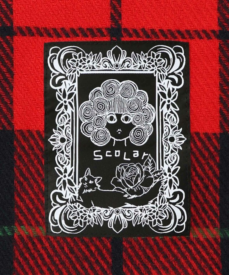 もちふわスカ子チェックマフラー-12