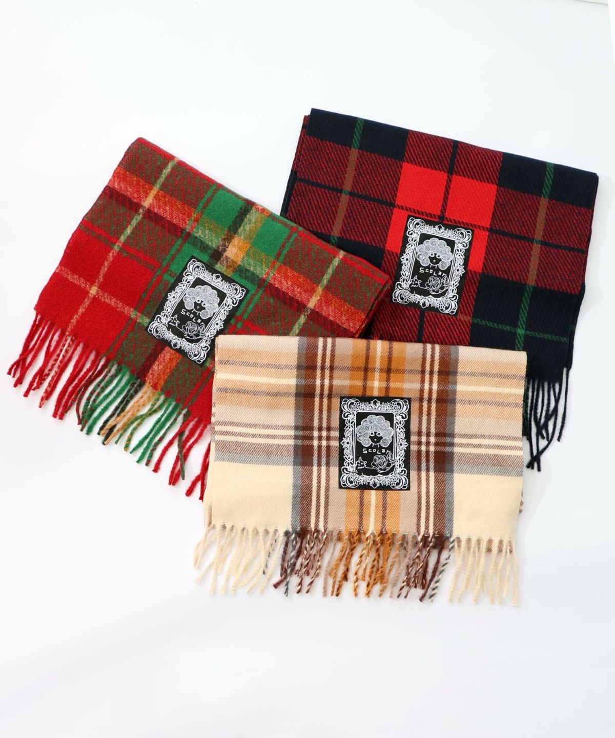 もちふわスカ子チェックマフラー-19