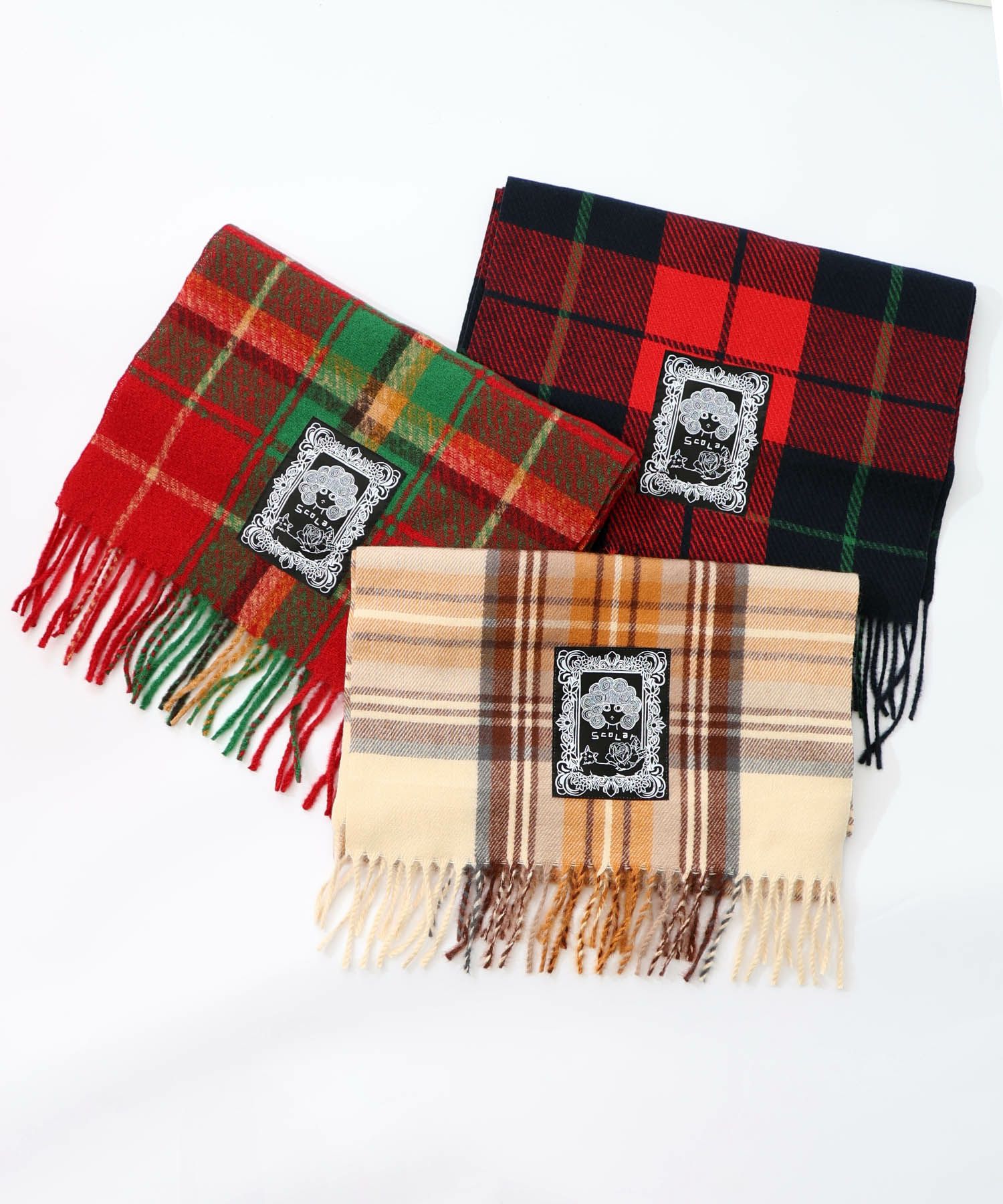 もちふわスカ子チェックマフラー-19