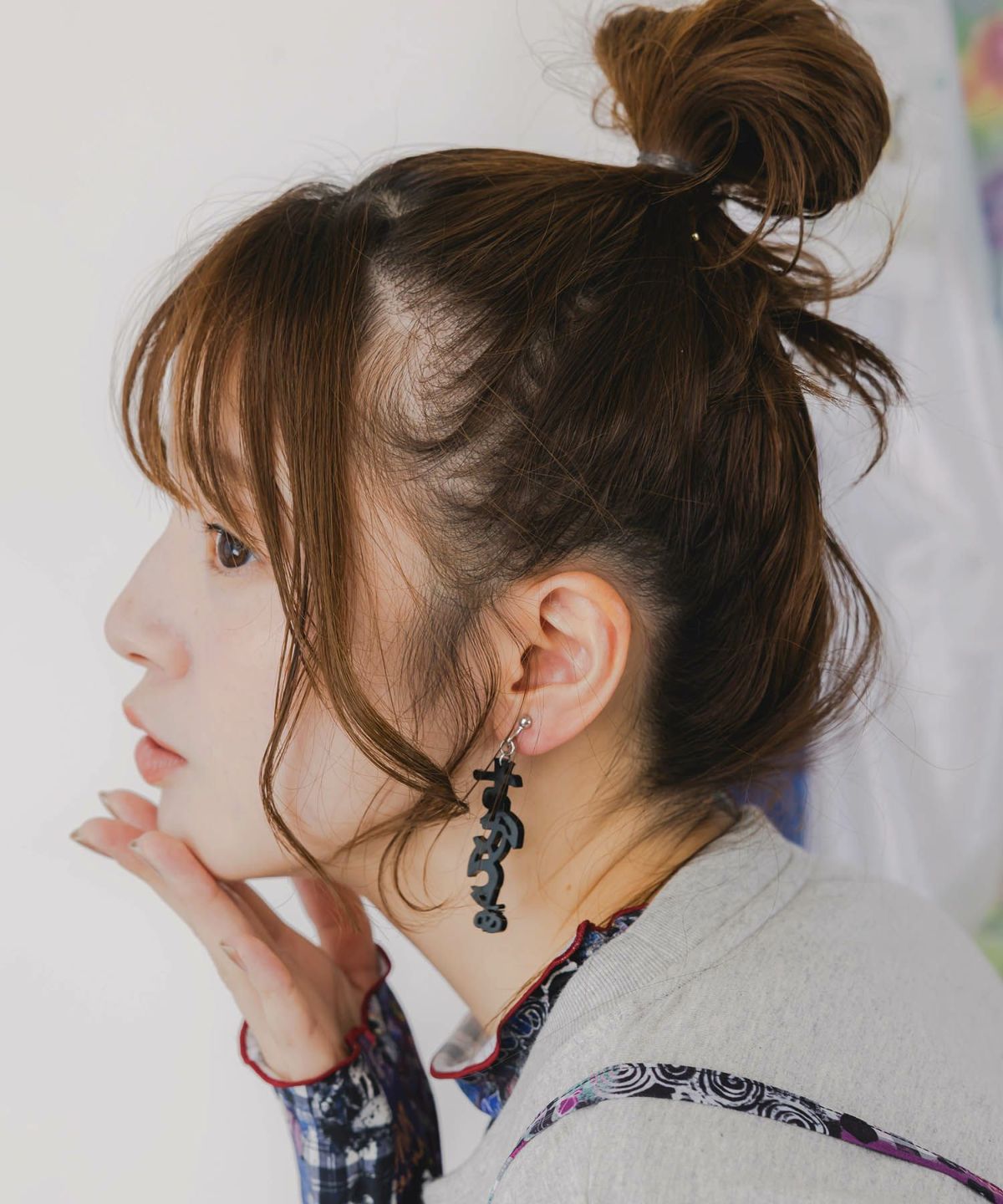 スカラー文字イヤリング - ひらがな ver.-2