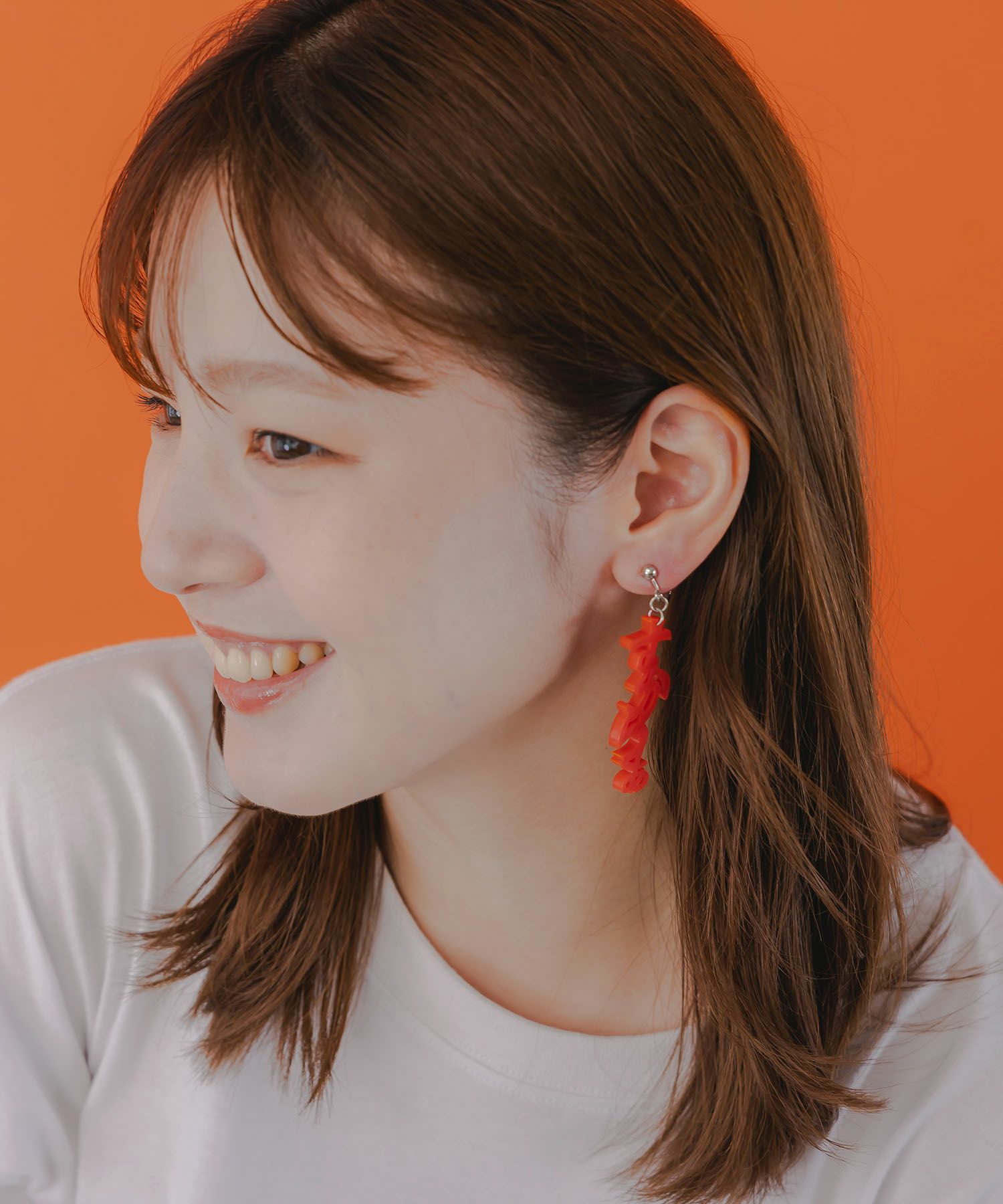 スカラー文字イヤリング - ひらがな ver.-4