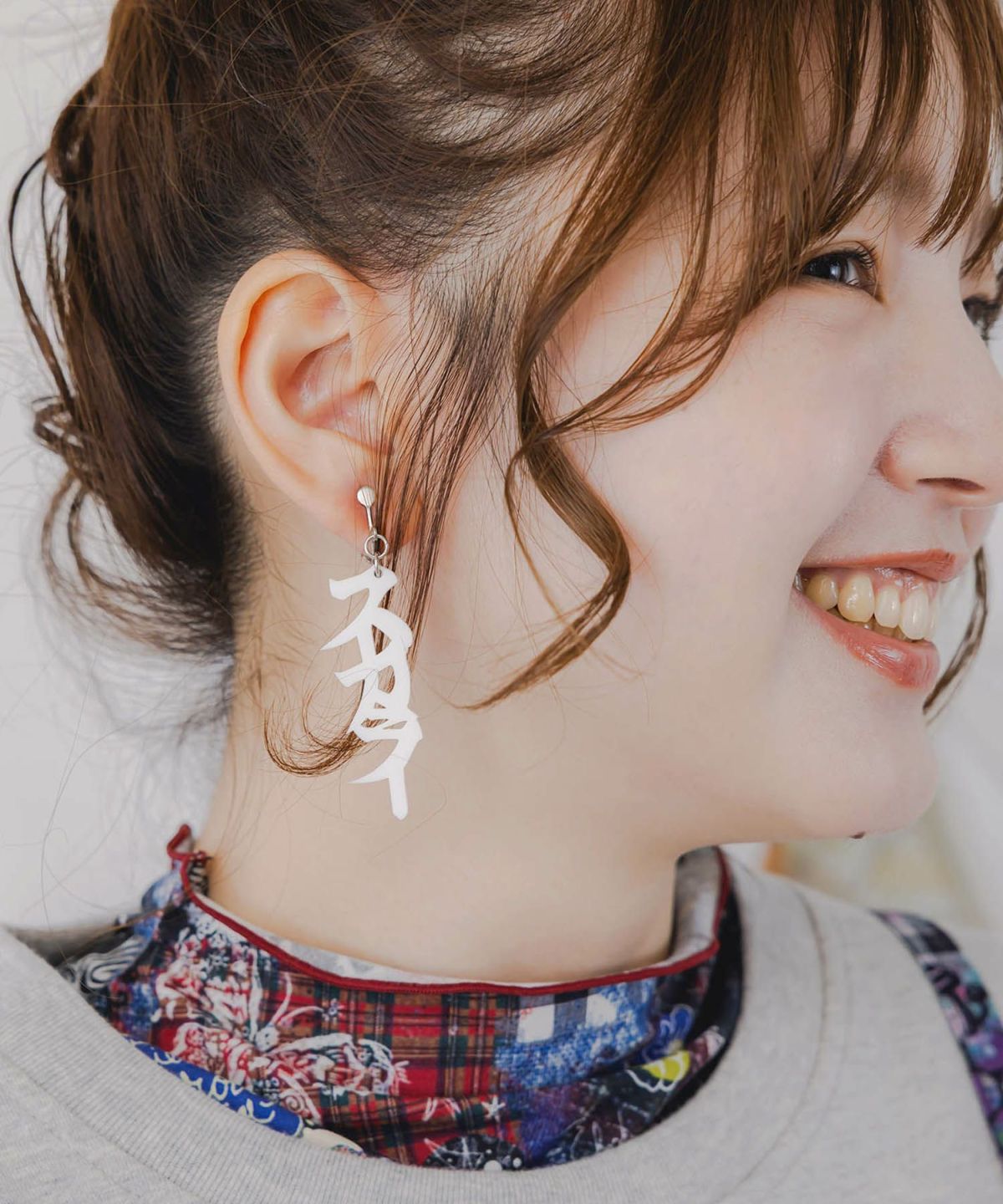 スカラー文字イヤリング - カタカナ ver.-2