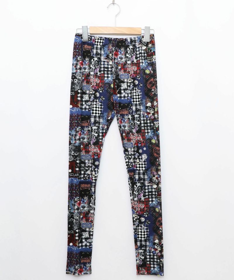 スカラー総柄レギンス-10