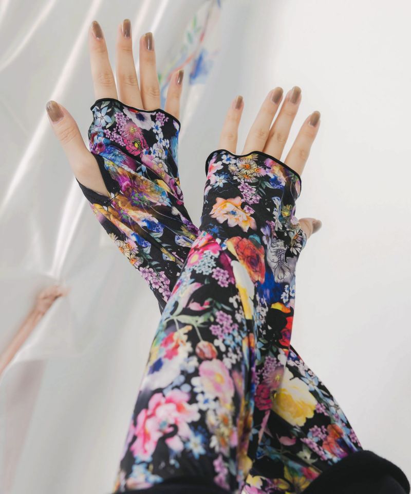 スカラー総柄ロングスリーブTシャツ-6