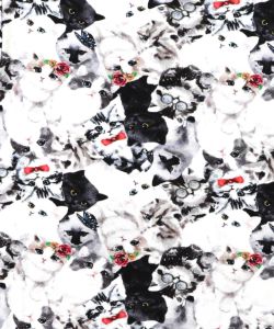 スカラー総柄ロングスリーブTシャツ-14