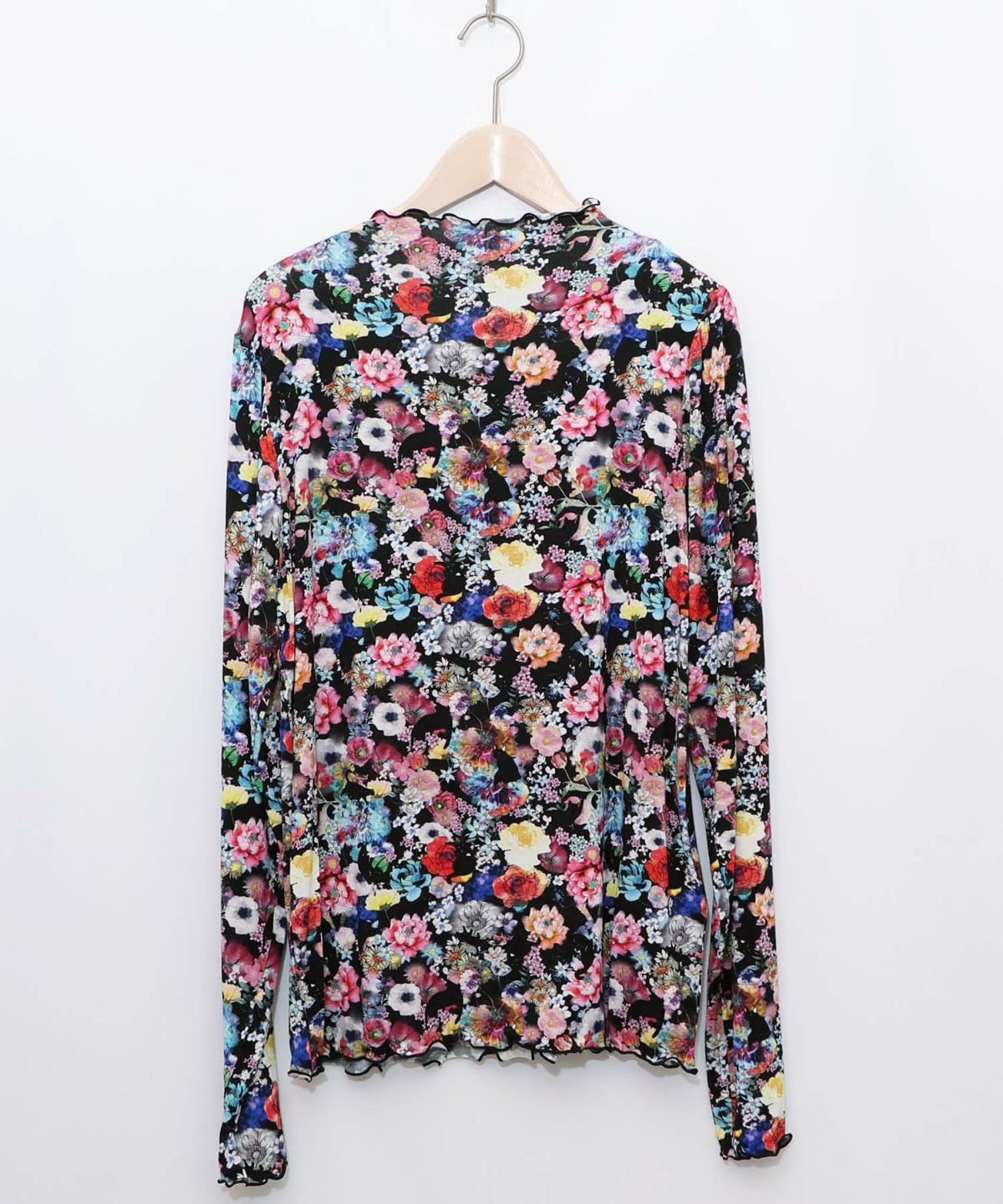 スカラー総柄ロングスリーブTシャツ-15