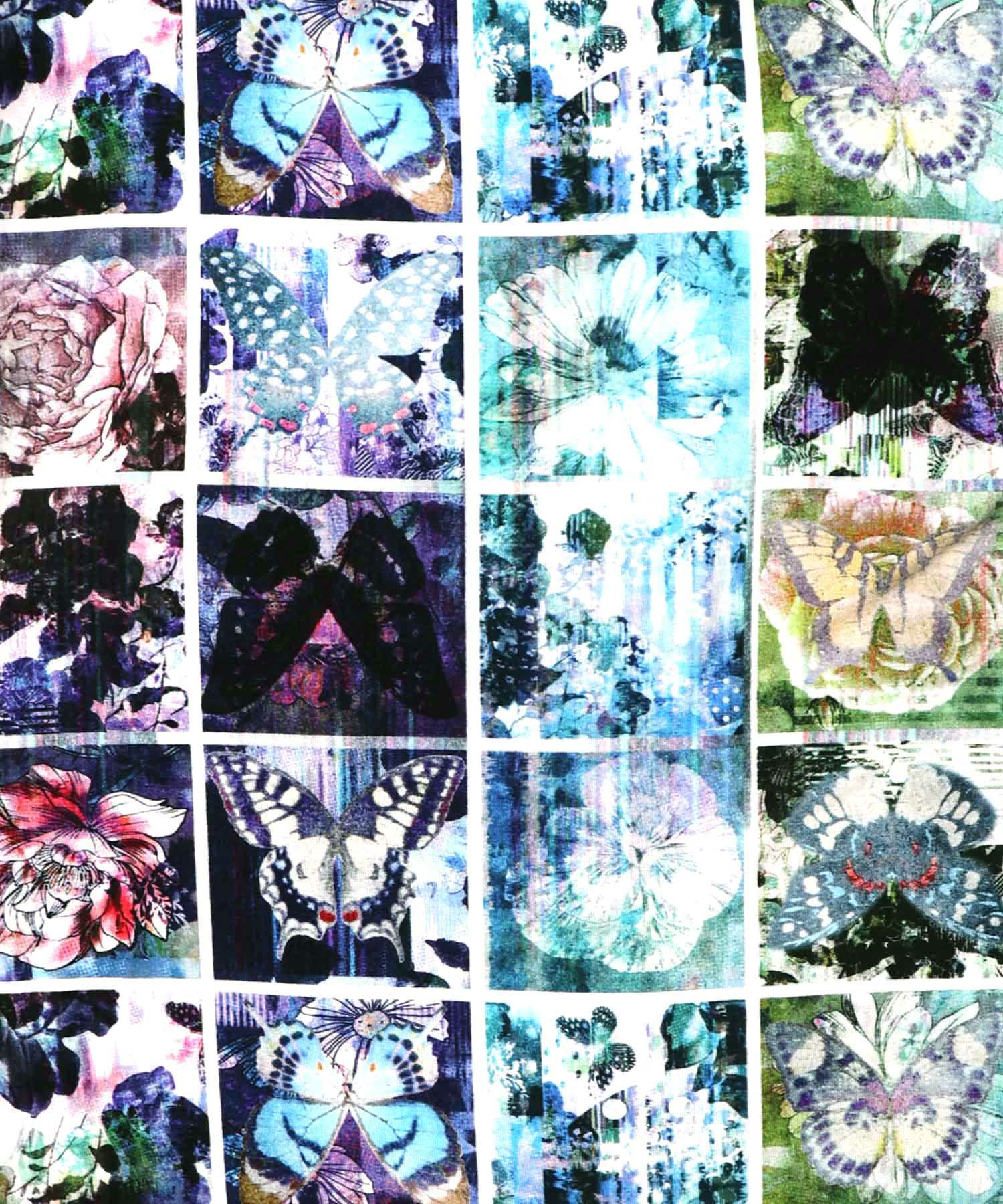 スカラー総柄ロングスリーブTシャツ-20