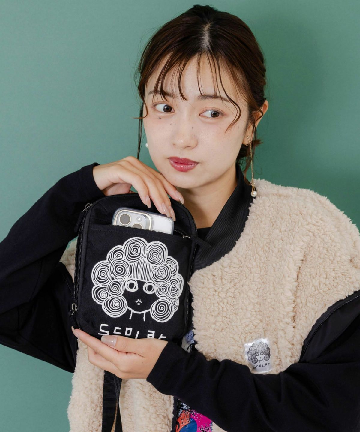 スカ子の収納たっぷりミニショルダーバッグ-2